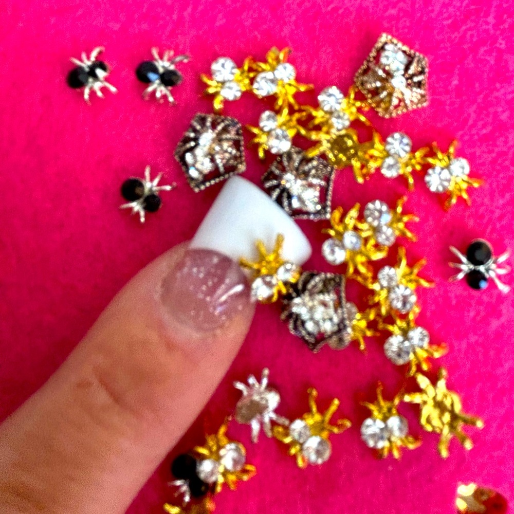 3d Alloy Halloween Nail Art